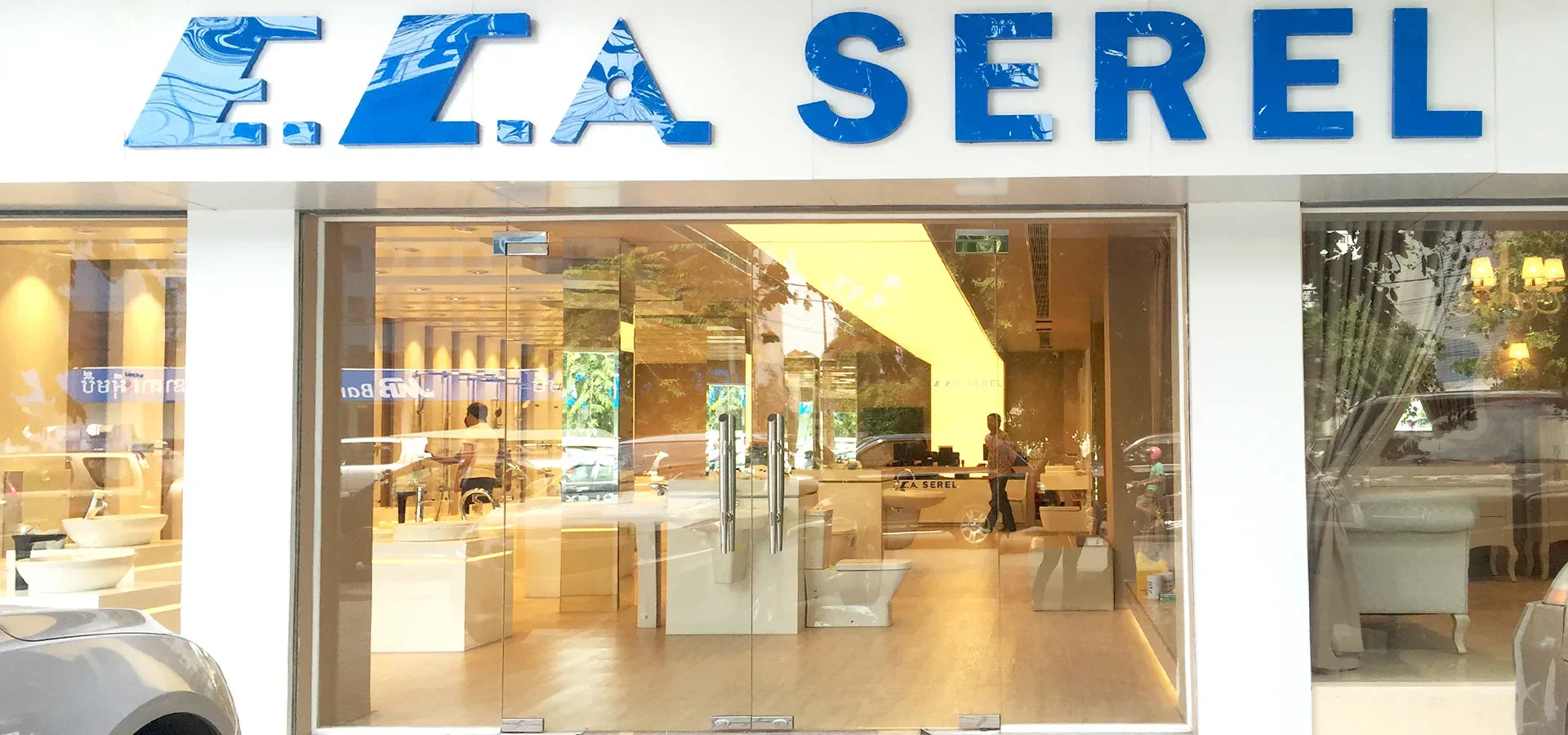 View of ECA Serel Showroom Cambodia in Phnom Penh, Cambodia