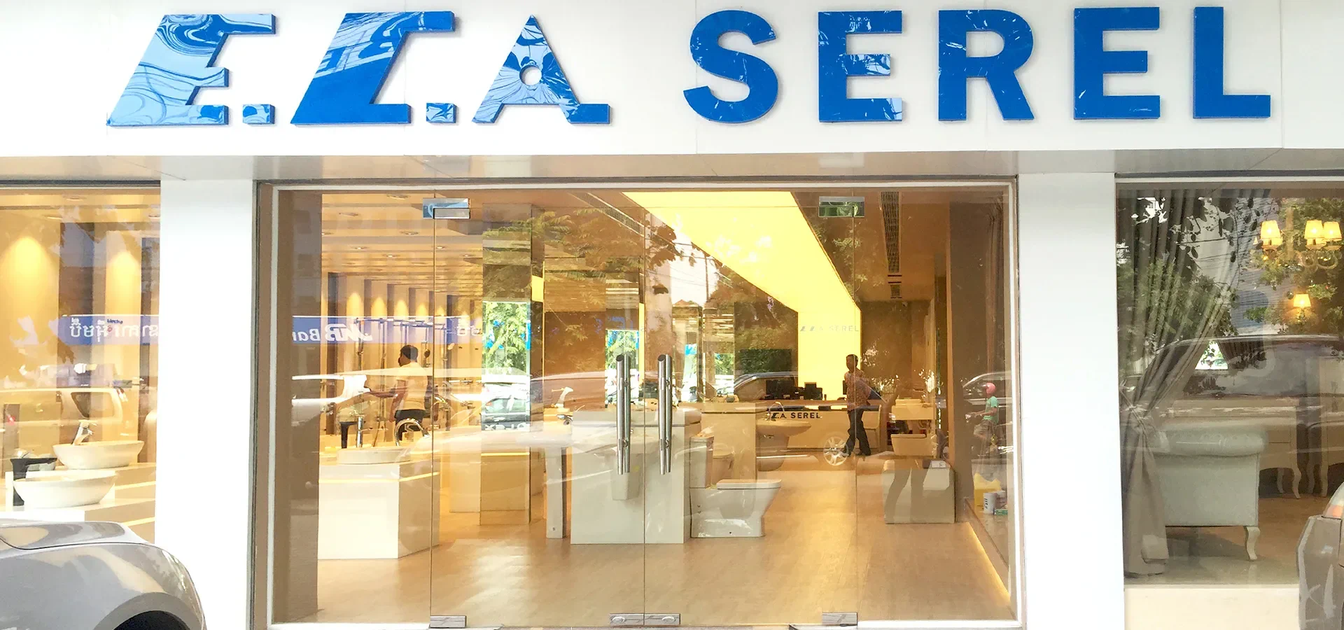 View of ECA Serel Showroom Cambodia in Phnom Penh, Cambodia