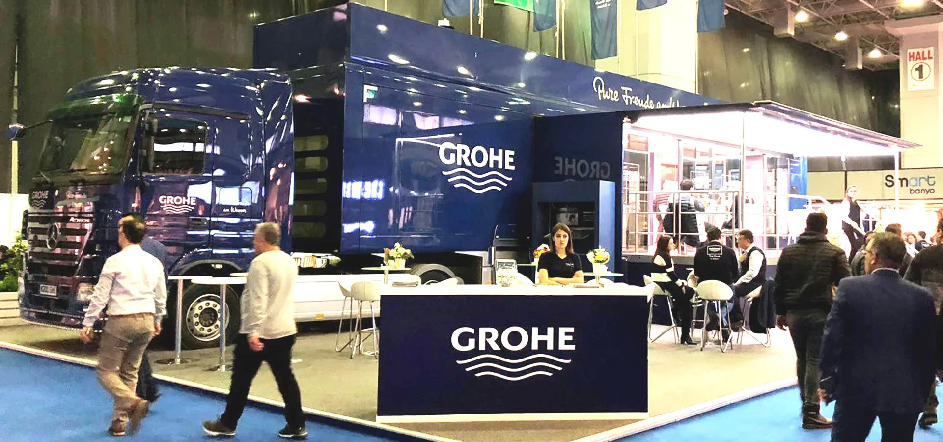 View of Grohe UNICERA 2019 in Istanbul, Türkiye