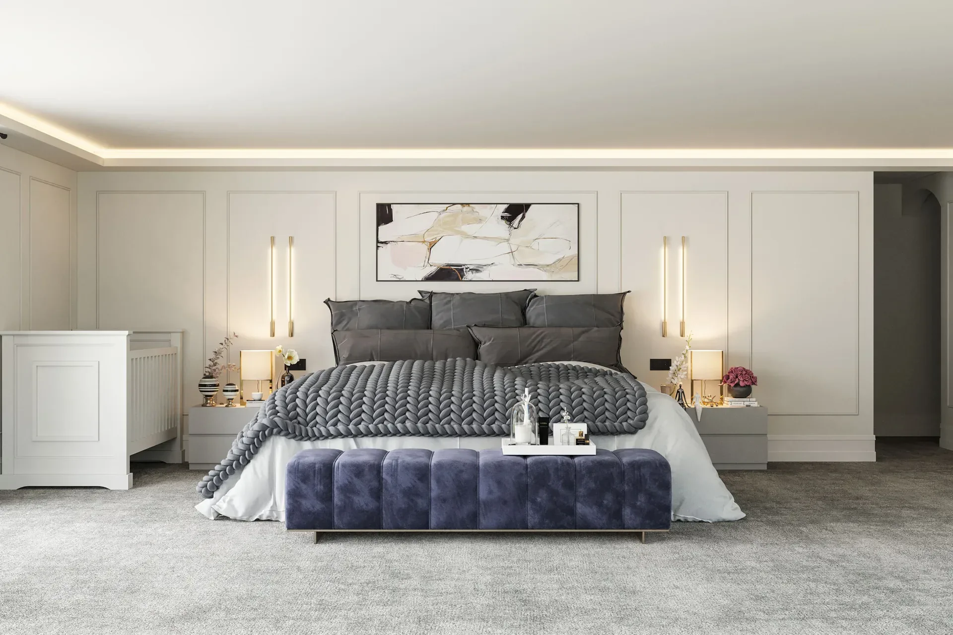 MC House residential interior in Hamburg